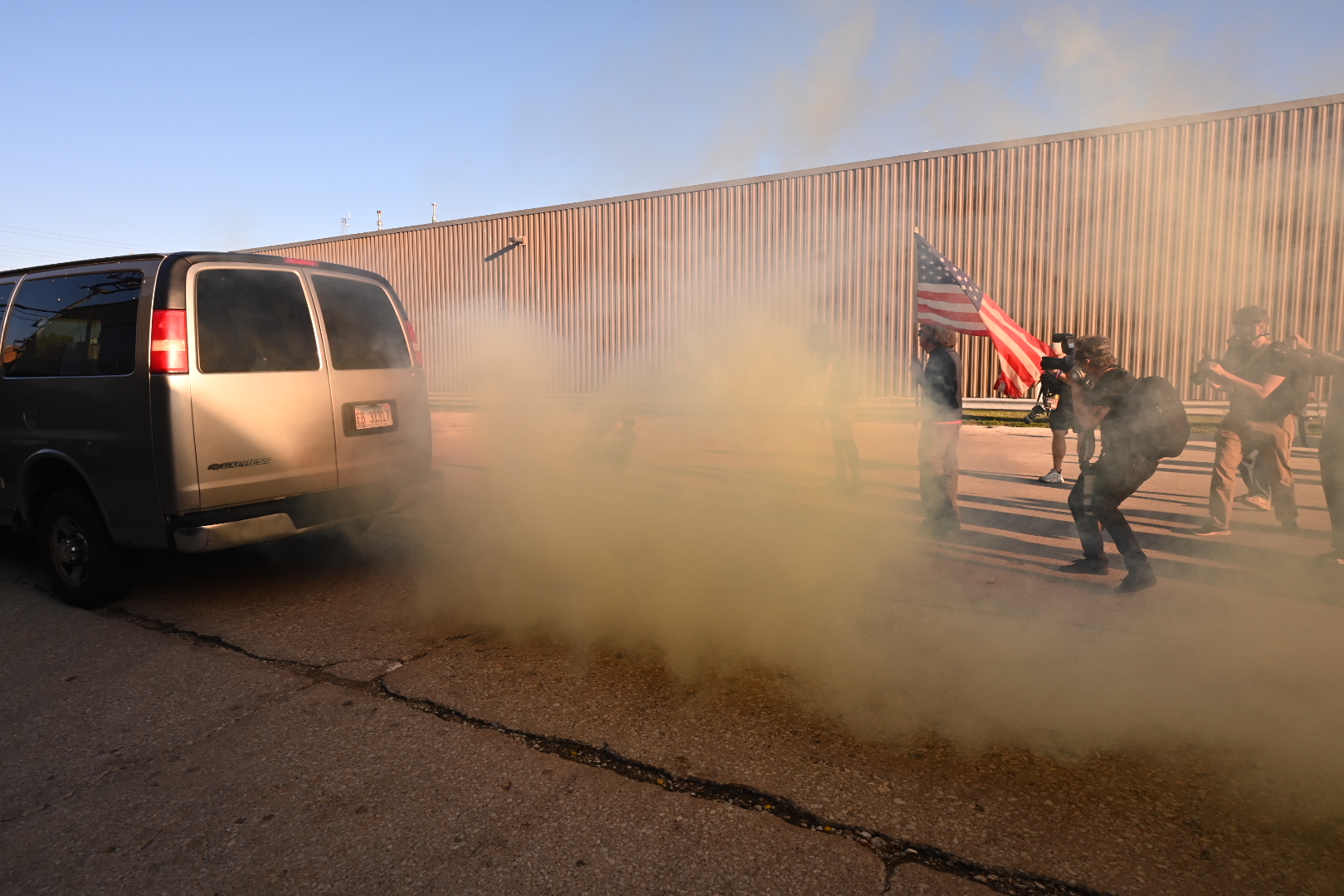 Federal Agents Use Tear Gas and Rubber Bullets at Broadview ICE Facility Protest