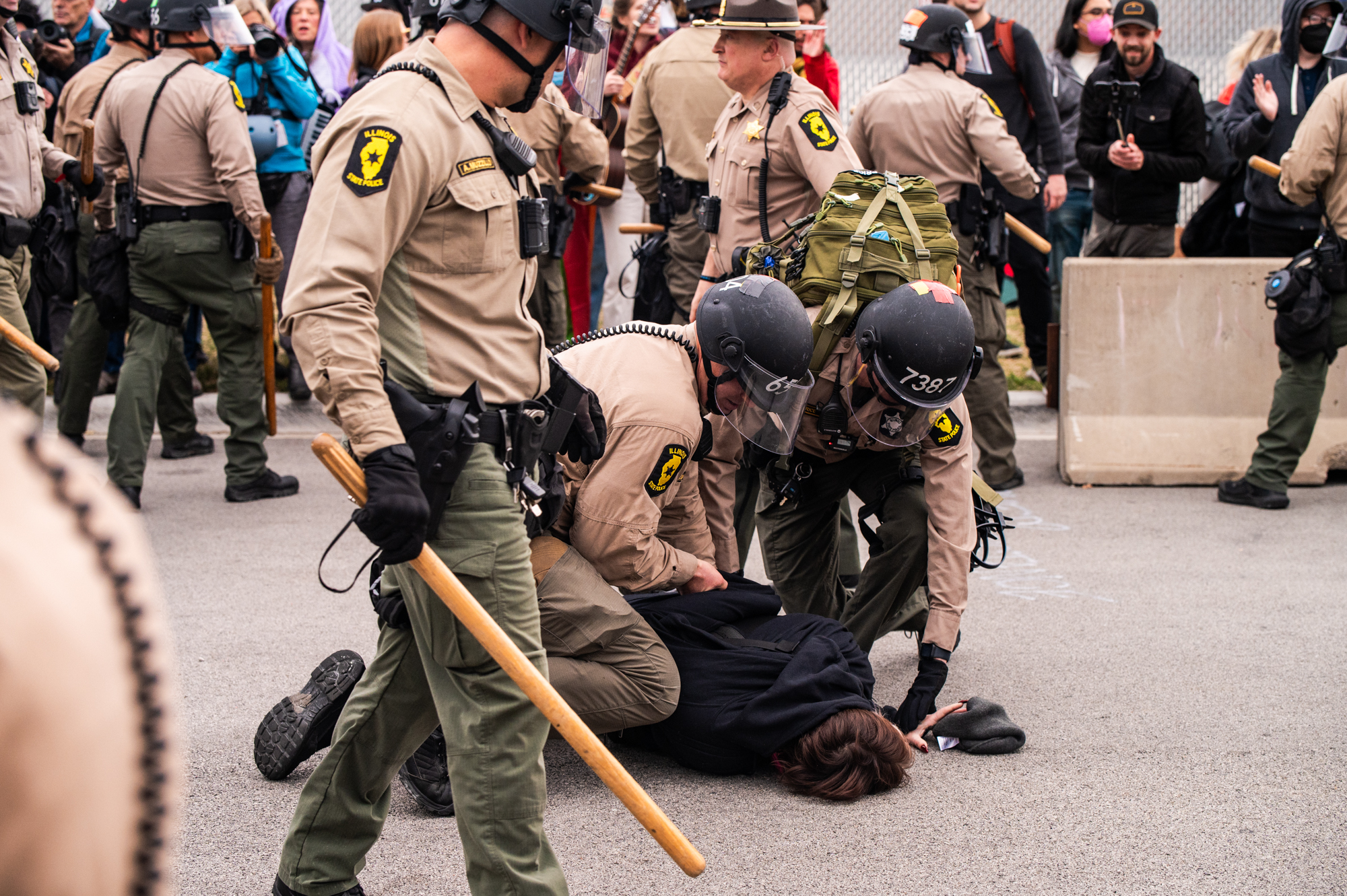 State Police Led Broadview Protesters Into Street And Attacked Them, Demonstrators Say