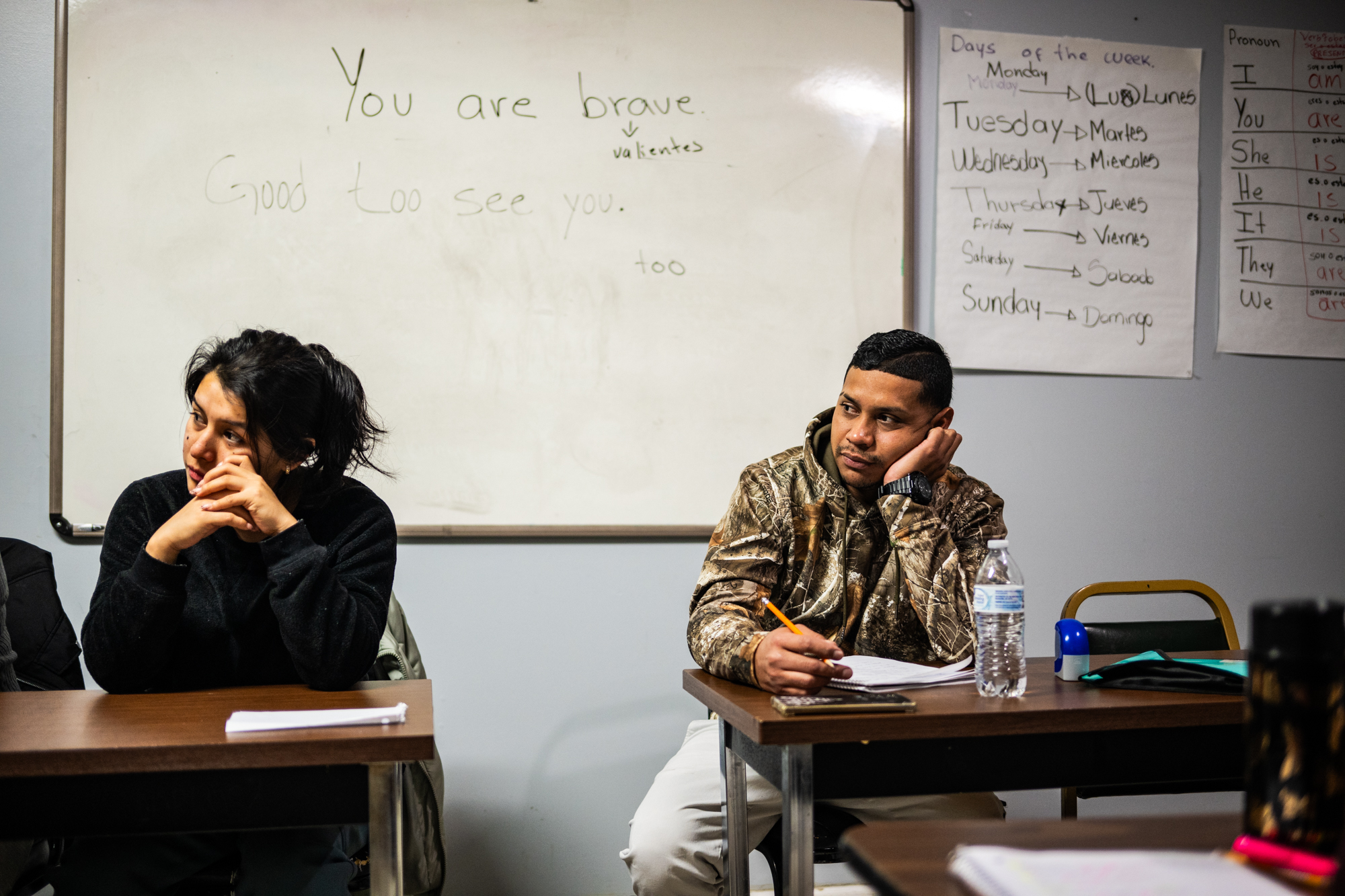 Immigrants Return To Little Village English Language Class After Federal Blitz Kept Them Away