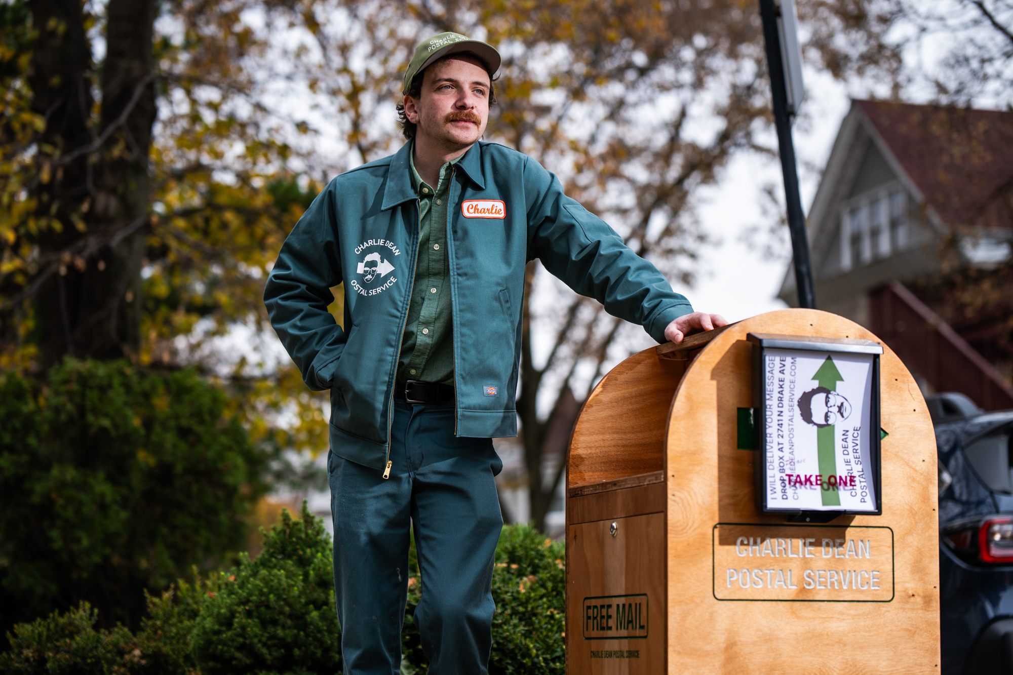 Chicago Artist Starts His Own Postal Service — And Will Deliver And Read Mail To Anyone For Free