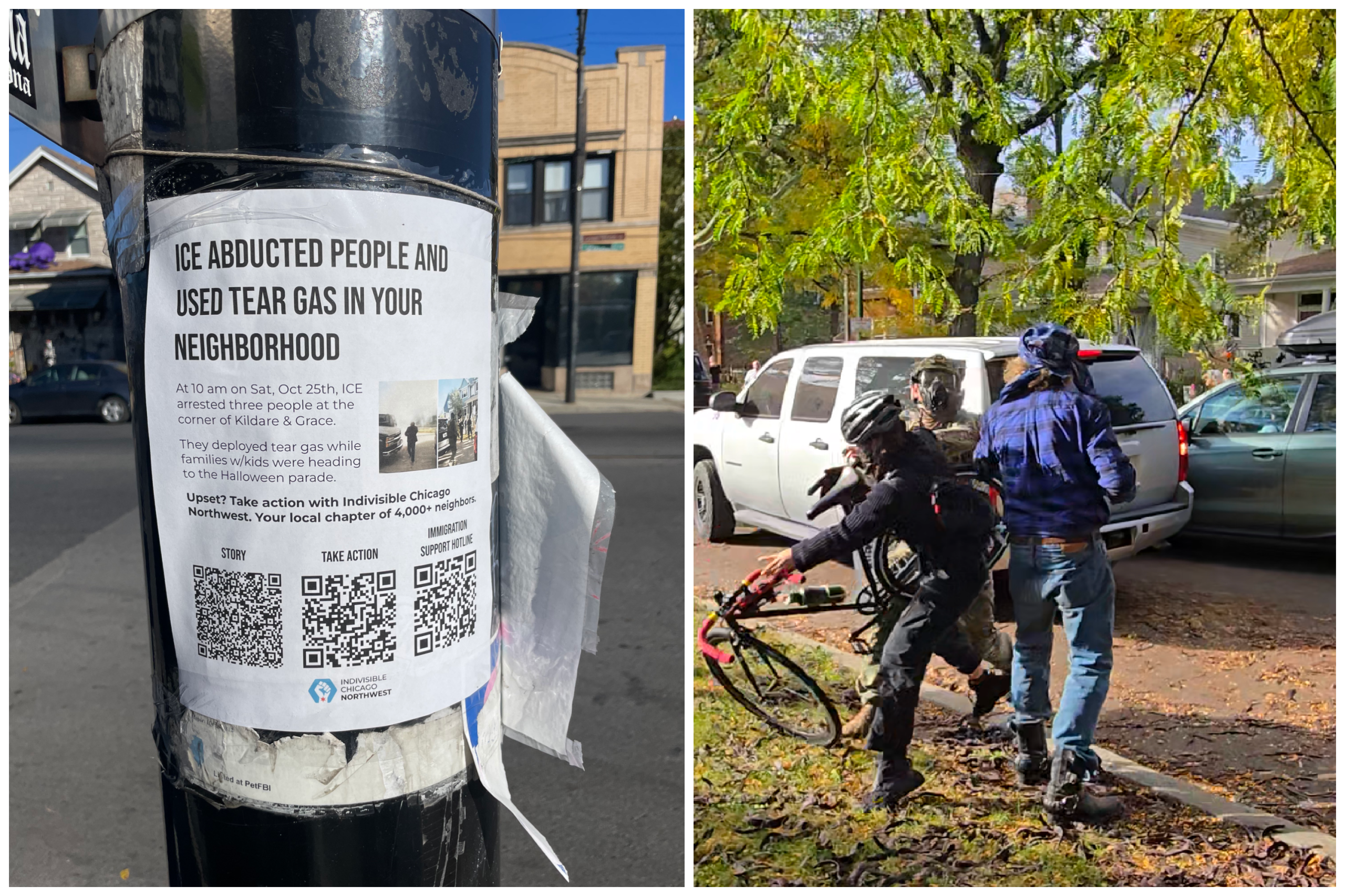 Chicagoans Are Posting Signs To Mark Where Their Neighbors Were Taken By ICE