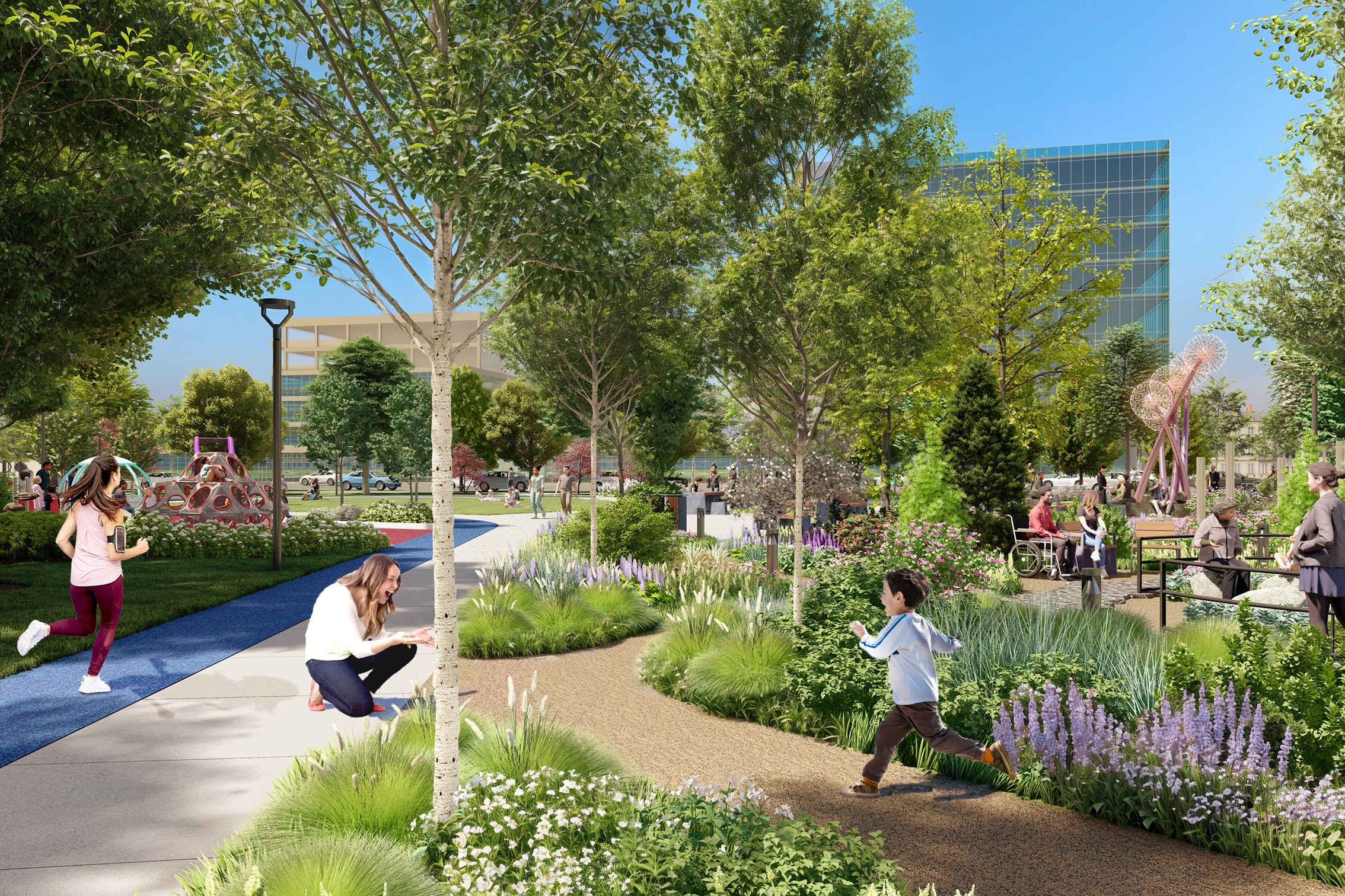 Illinois Medical District Breaks Ground On First New Park In 80 Years