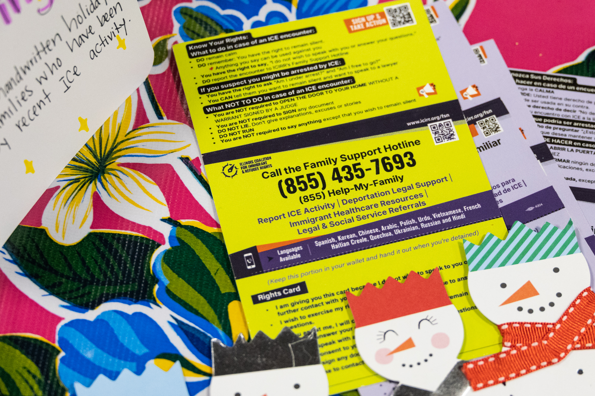 Signal Chat Group Comes Together To Make Holiday Cards For Kids Affected By ICE Raids