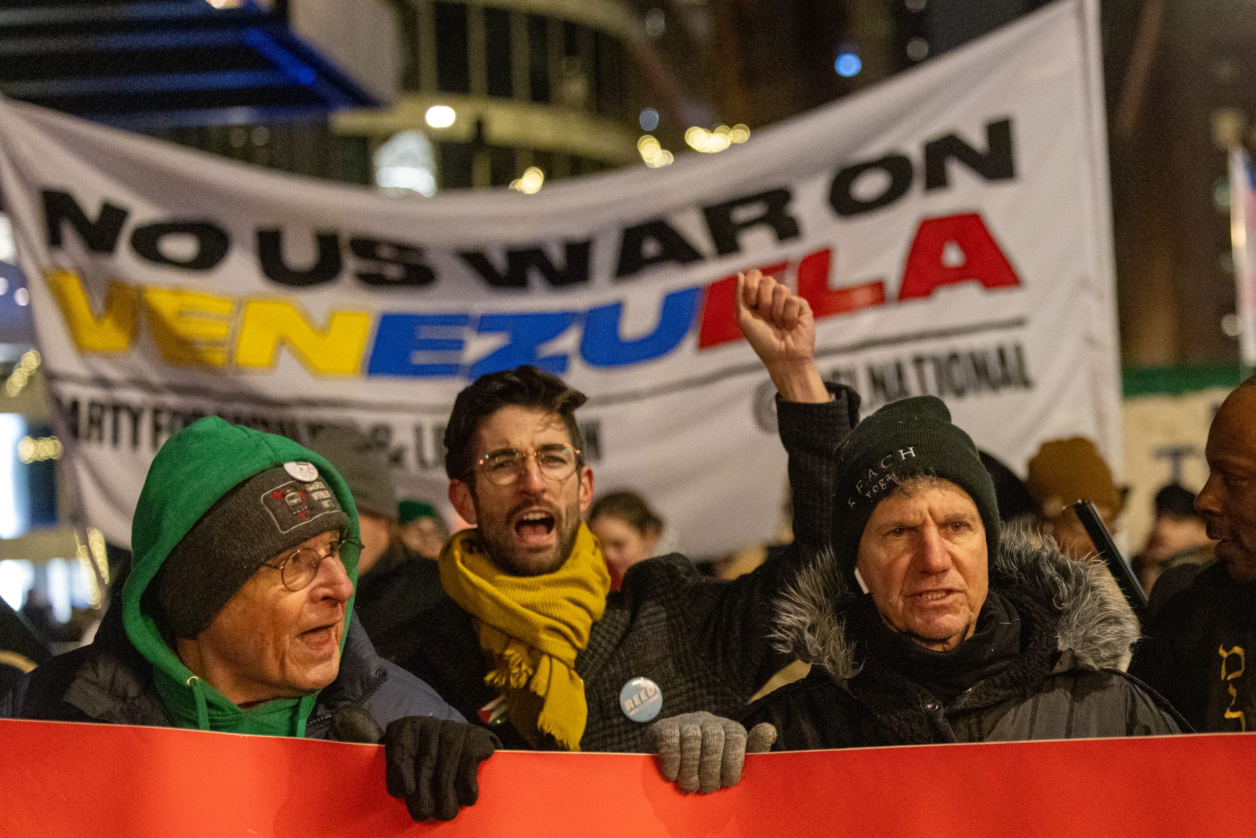 Chicagoans March Against Trump’s Removal Of Venezuelan Leader: ‘Solely About Oil And Power’