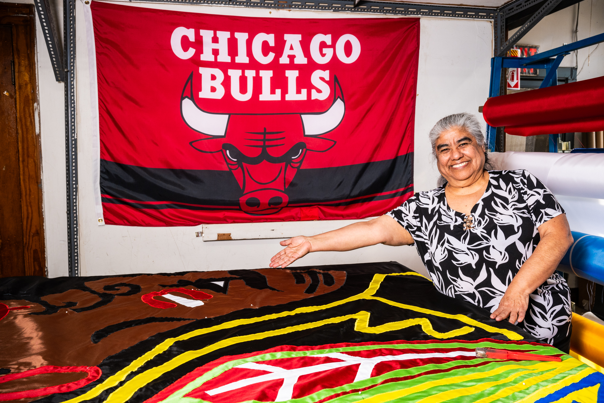 Meet The Immigrant Seamstress Who Has Made Banners For United Center Legends For 40 Years