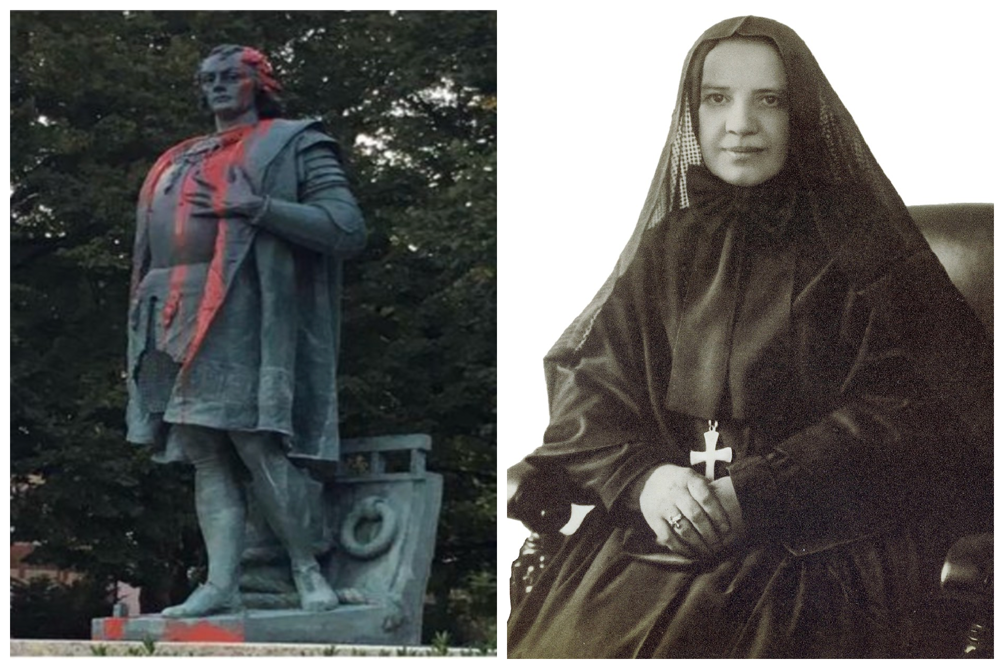 Columbus Statue In Little Italy Park To Be Replaced By One Of Mother Cabrini, Park District Says