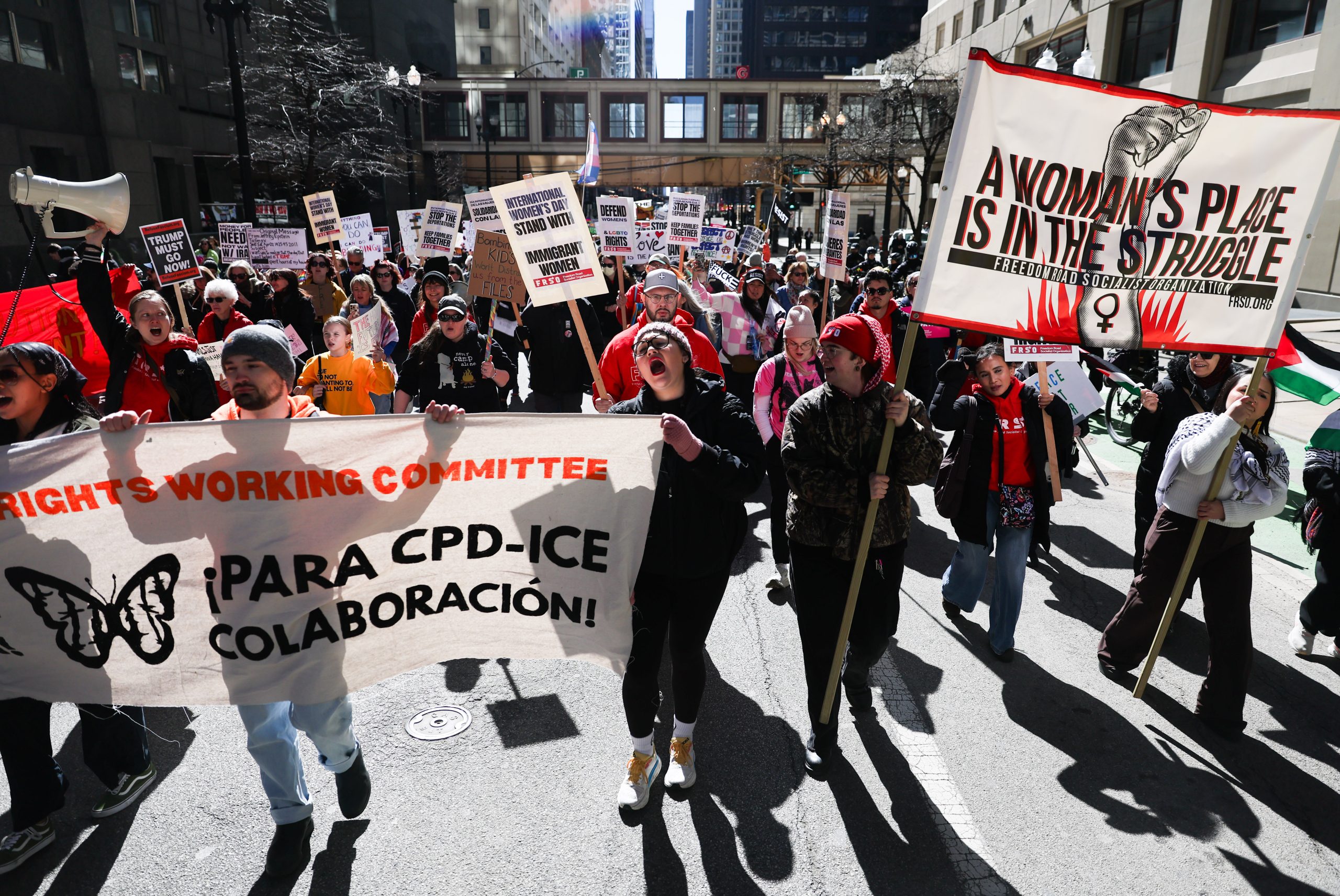 Hundreds March On Trump Tower For International Women’s Day: ‘We Aren’t Just Fighting For Ourselves’