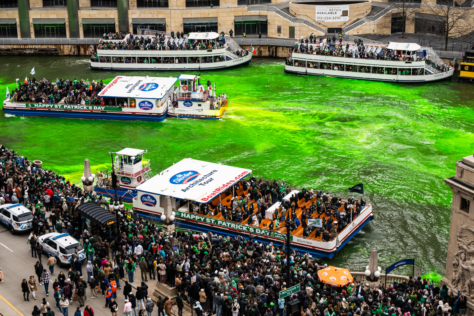 This Week In Photos: Chicago Goes Green, Election Day And More