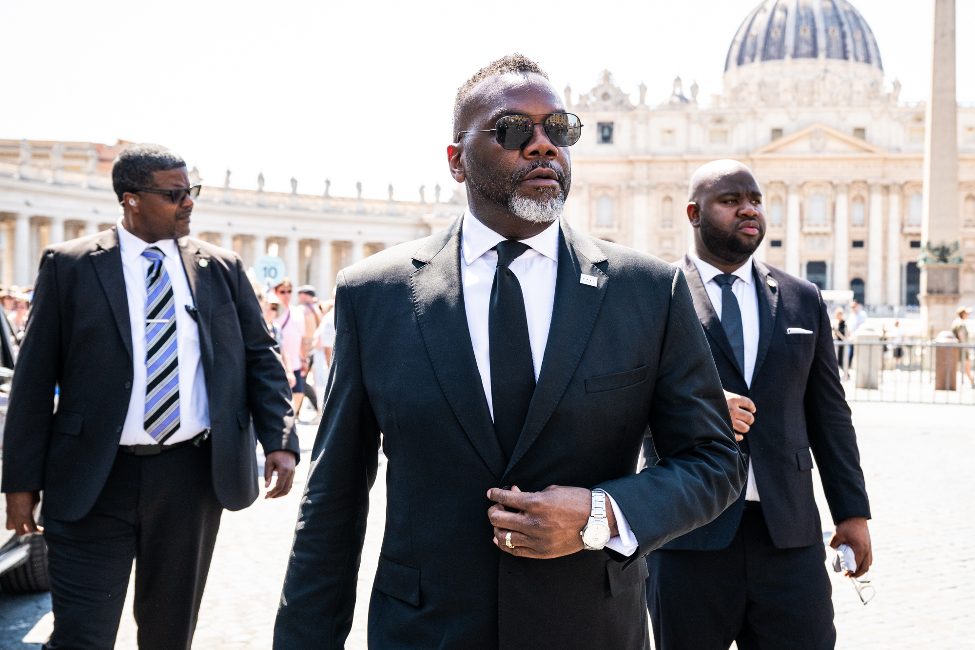 Mayor Brandon Johnson And Pope Leo Talk ICE, Injustice And — Of Course — Chicago Sports At The Vatican