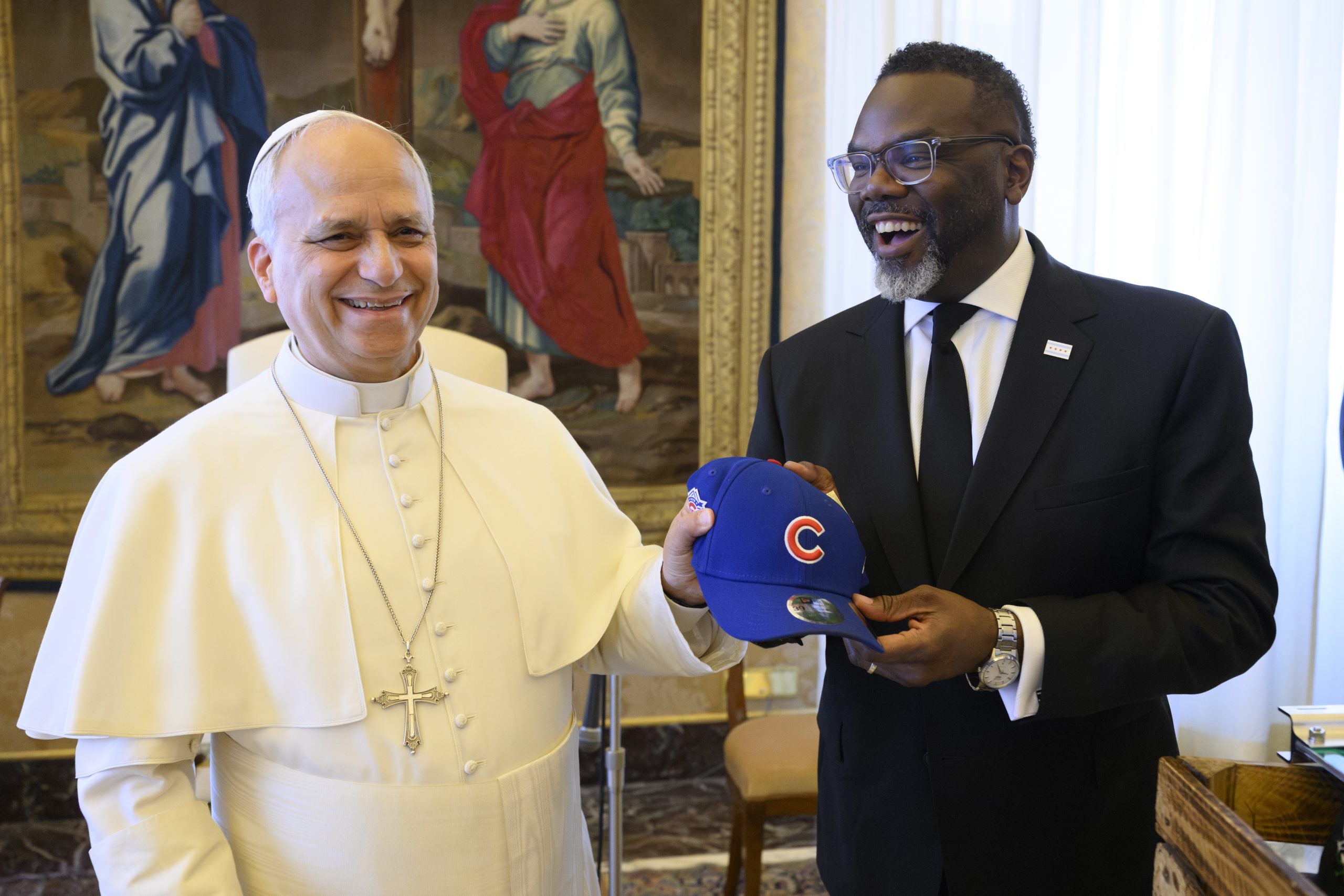 PHOTOS: Inside The Vatican As Mayor Johnson Meets Pope Leo XIV