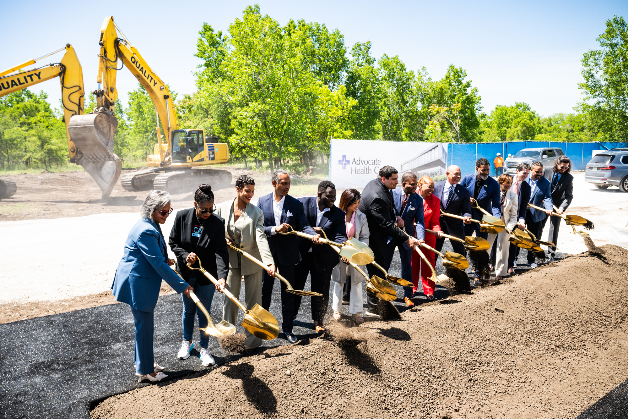 Advocate Health Breaks Ground On Hospital At South Chicago Lakefront Megadevelopment Site