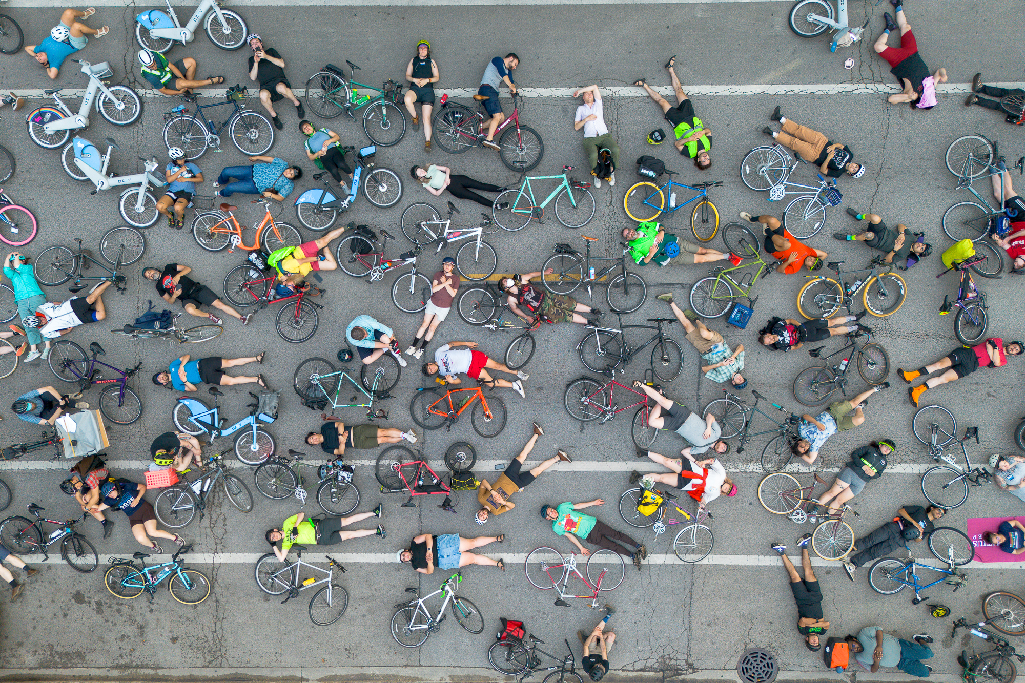 This Week In Photos: Cyclists Remember Riley O'Neil, Another Big Storm Hits Chicago And More