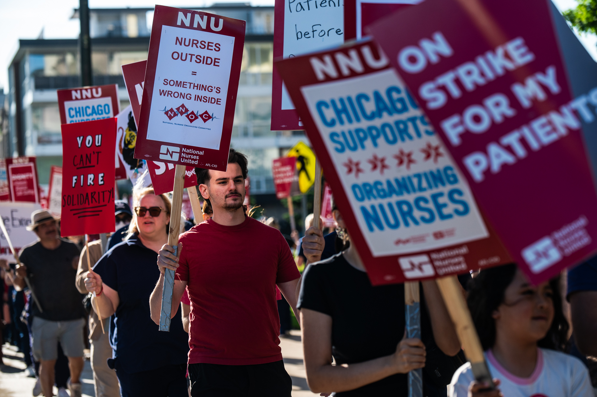 St. Mary Of Nazareth Nurses Strike Over Alleged Union Busting, Hospital Conditions
