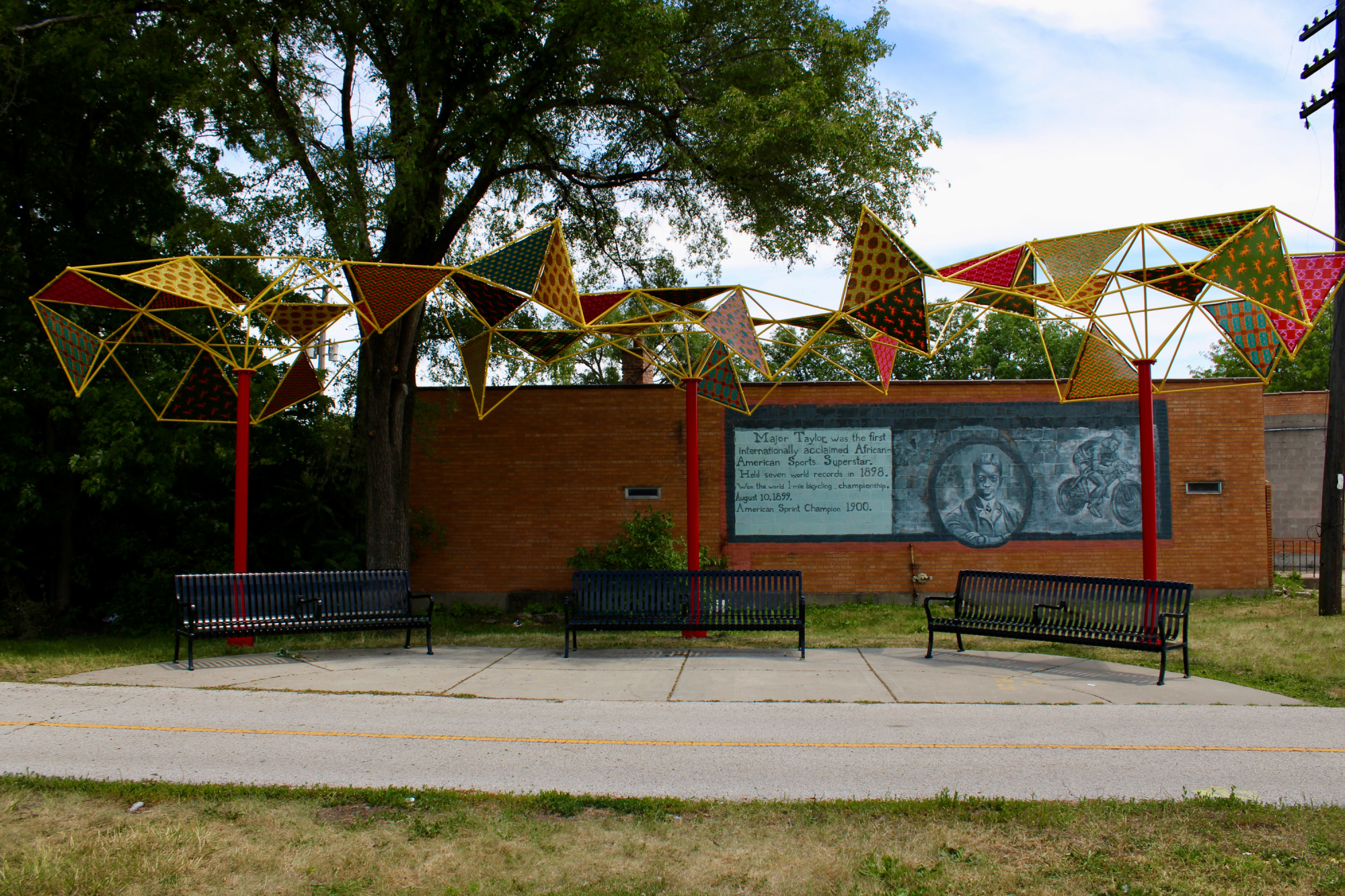 Major Taylor Trail Unveils Restored Natural Area, Art Installation Where Neighbors Can Gather