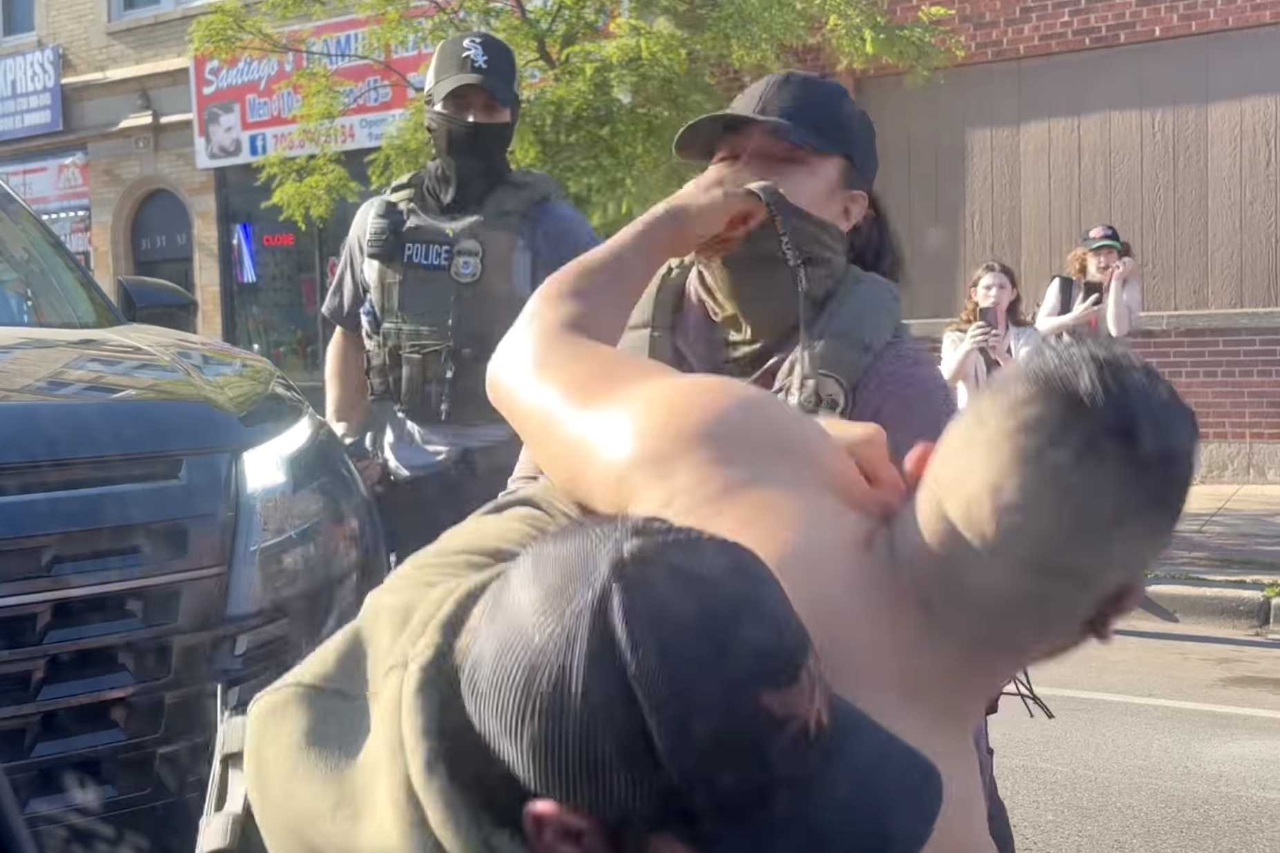 ICE Crash And Arrest In Albany Park Leaves Neighbors Furious: ‘We Should Not Have To Live Like This'