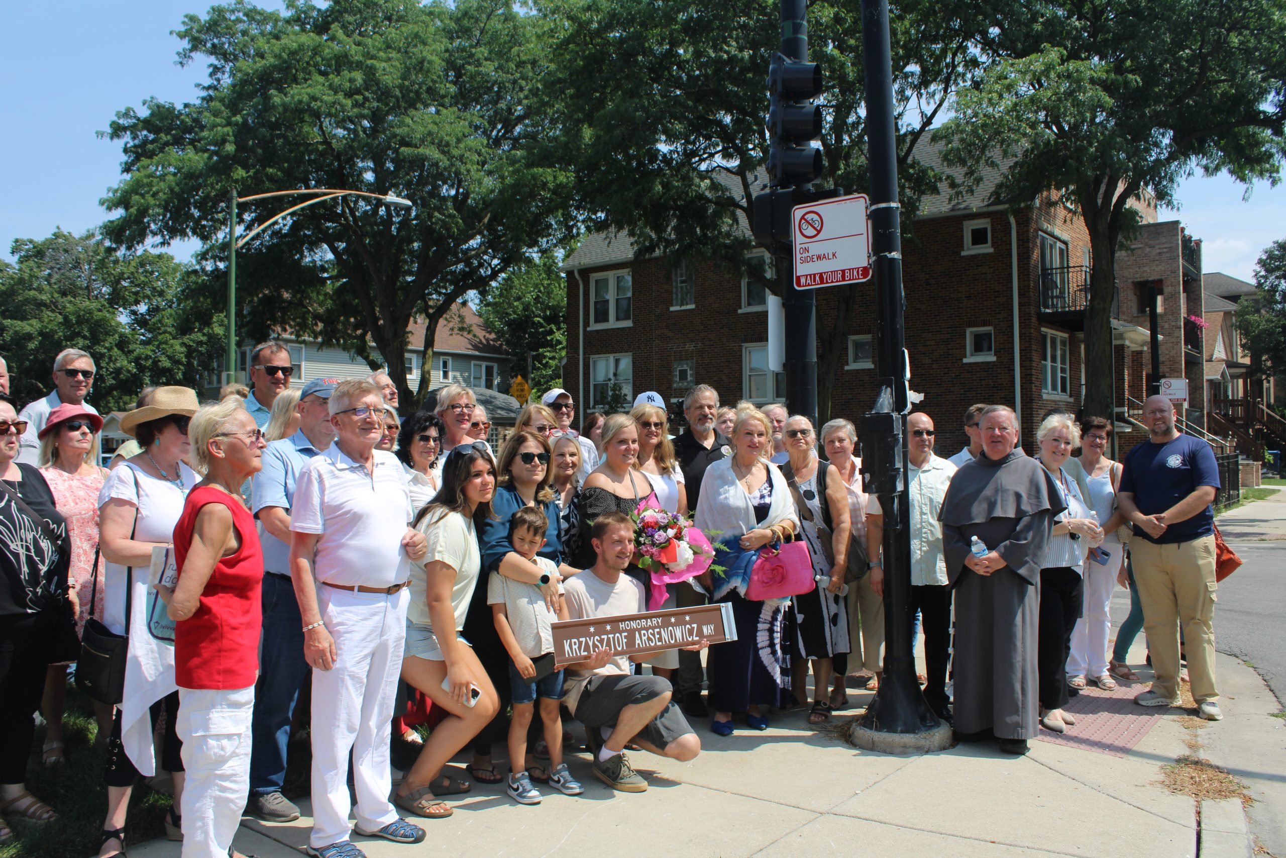 Longtime Polish Radio Host Remembered With Honorary Street Sign In Dunning
