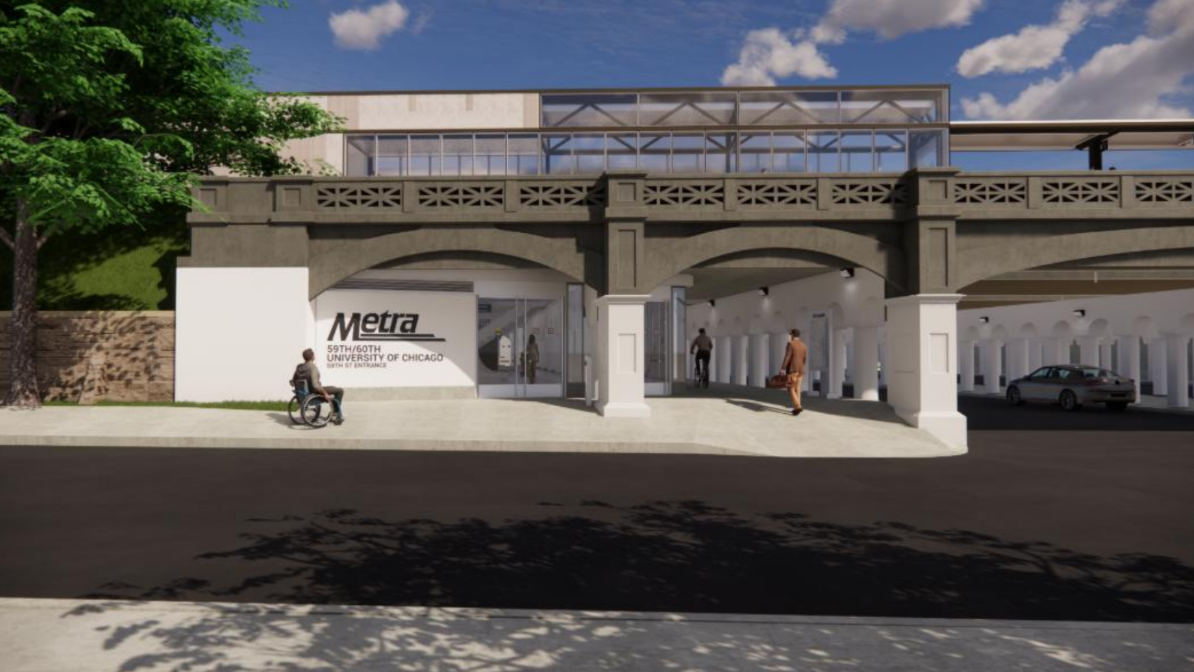 59th Street Metra Rebuild In Hyde Park Will Bring Station, Lane Closures Next Year