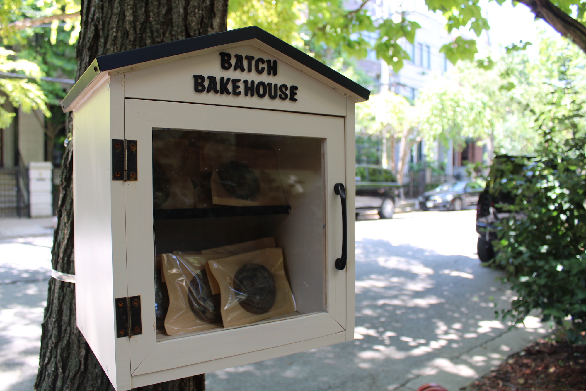 Chicago’s Tiniest Bakery Is Attached To A Tree In Bucktown — And Full Of Free Cookies