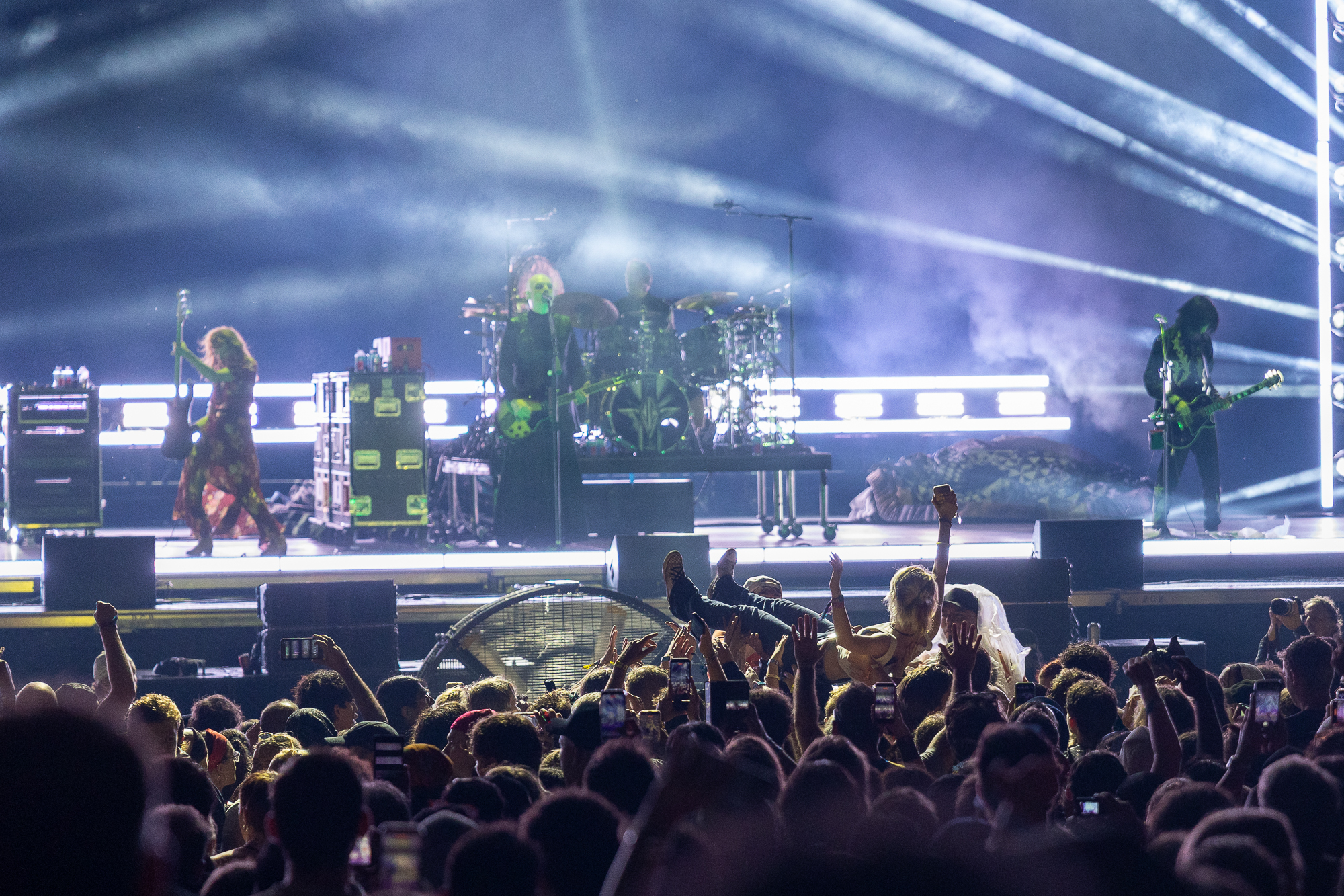 Lollapalooza Continues With Rain, Schedule Changes And Headliners Charli XCX, Smashing Pumpkins