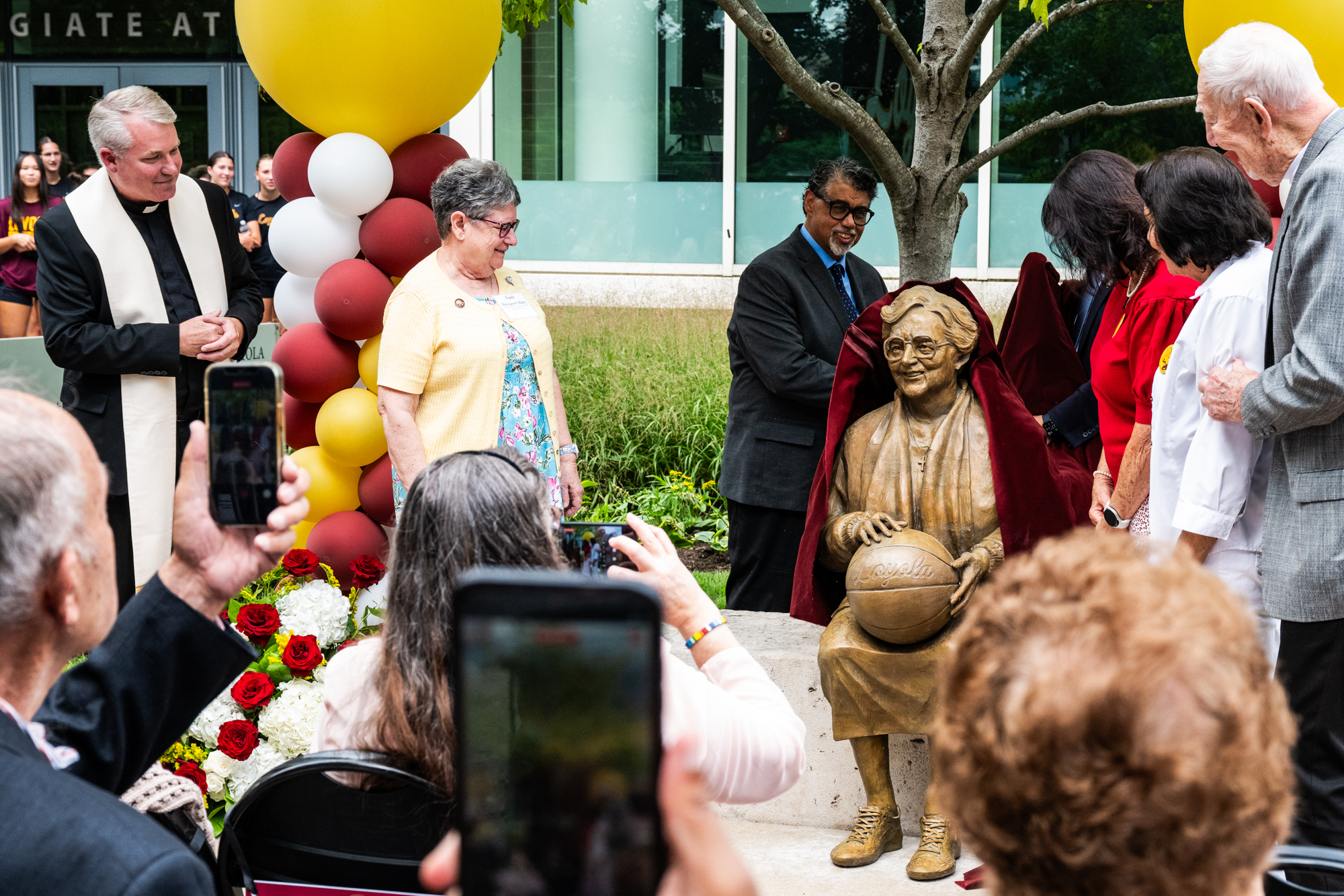 Sister Jean, Loyola's Late Beloved Chaplain, Immortalized With Bronze Statue On Campus