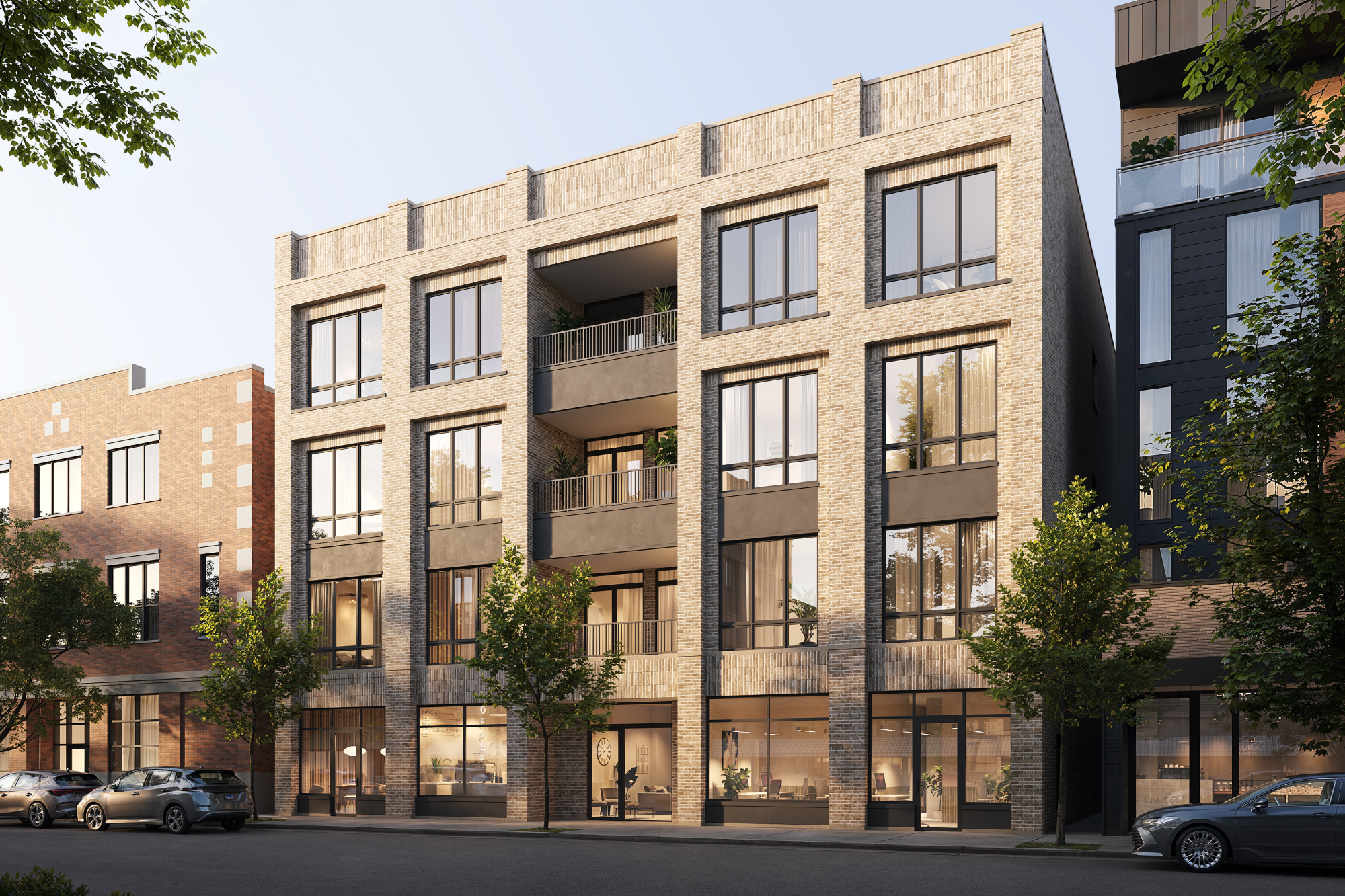 9 Condos Could Replace Single-Story Commercial Building On Uptown's Clark Street