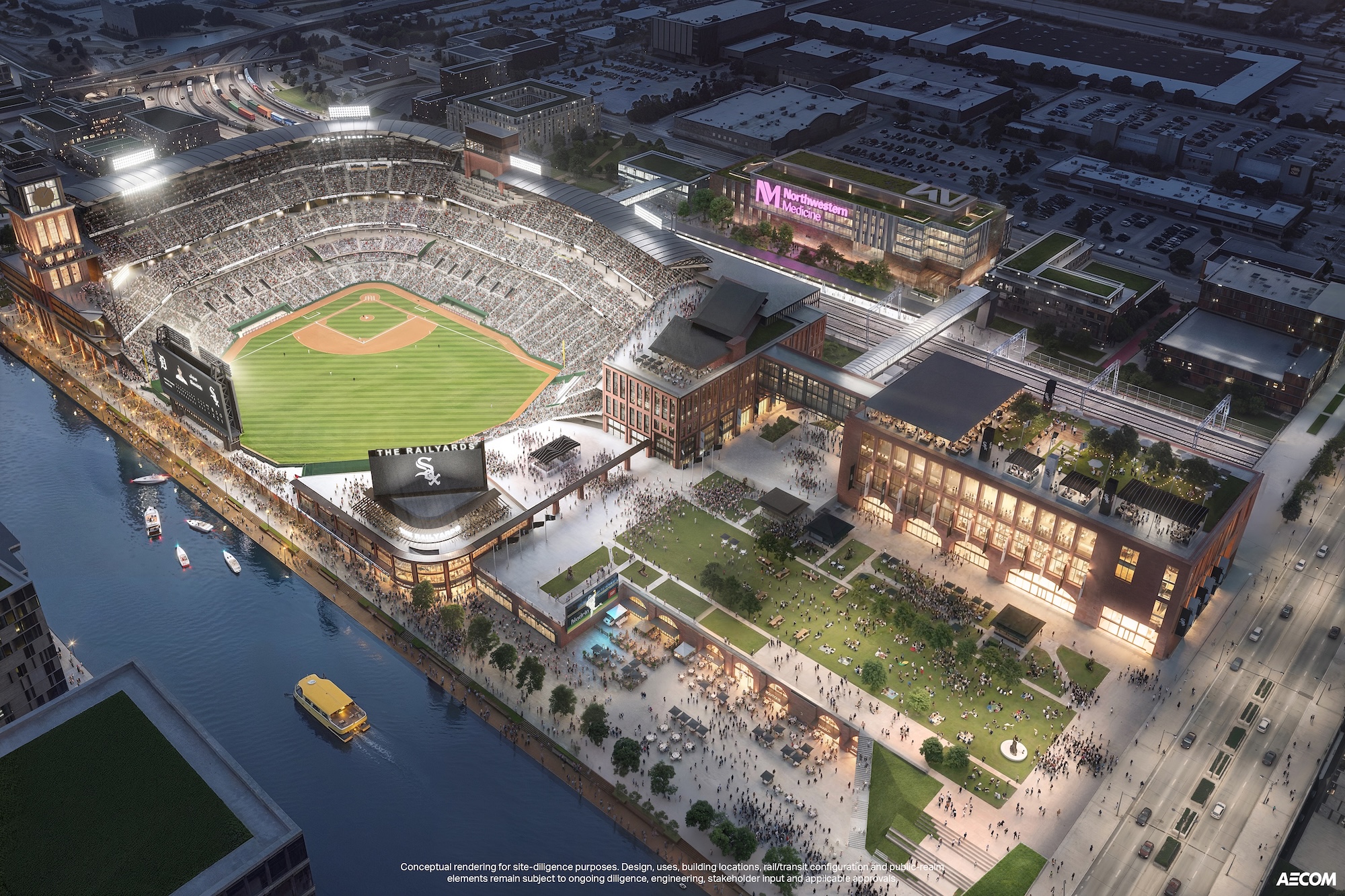 Future White Sox Owner Unveils Plans For South Loop Stadium As Part Of New ‘Railyards’ Development