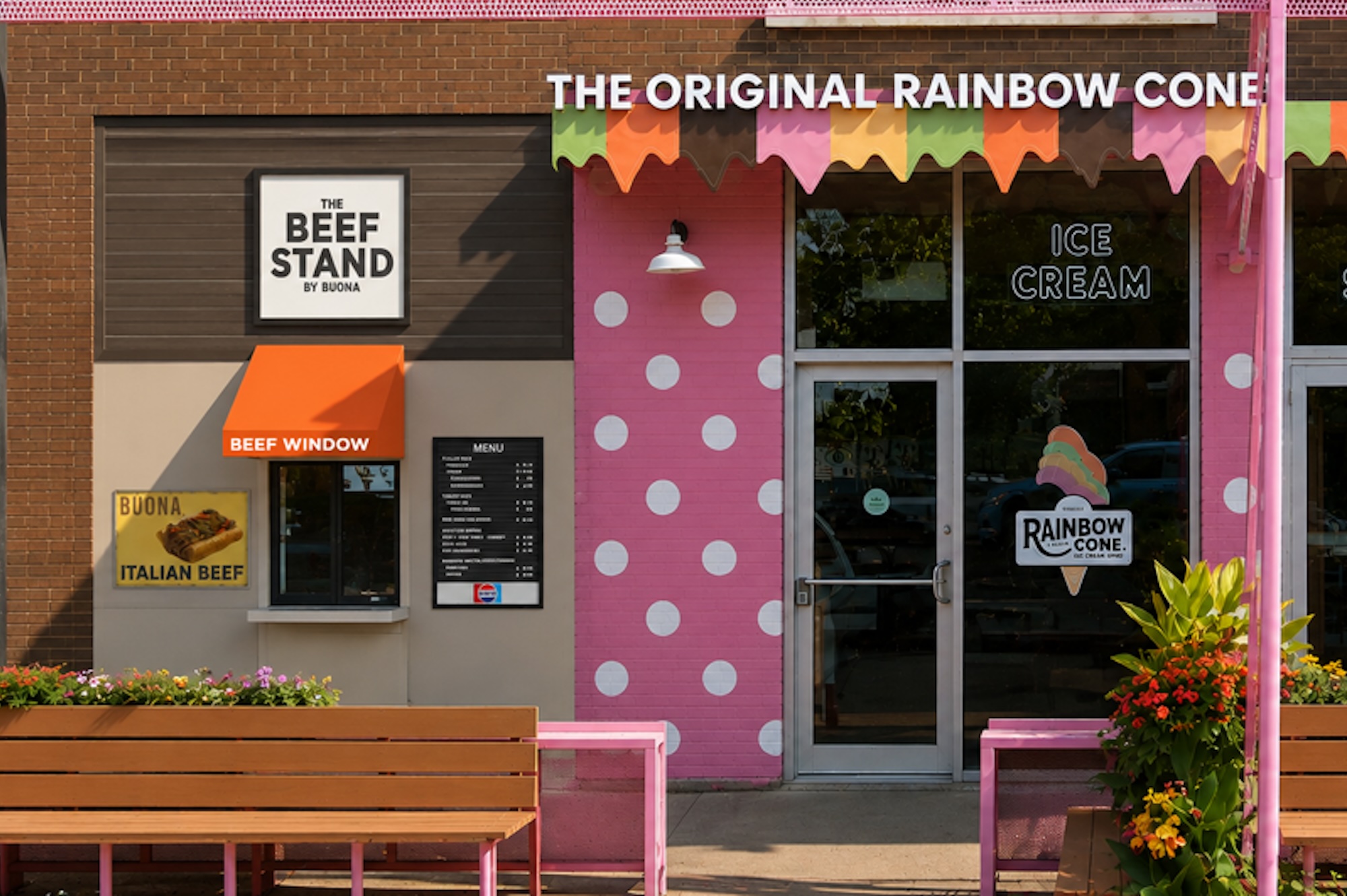 Italian Beef On The Go? New ‘Beef Stand' Walk-Up Window Opening In Wicker Park's Rainbow Cone