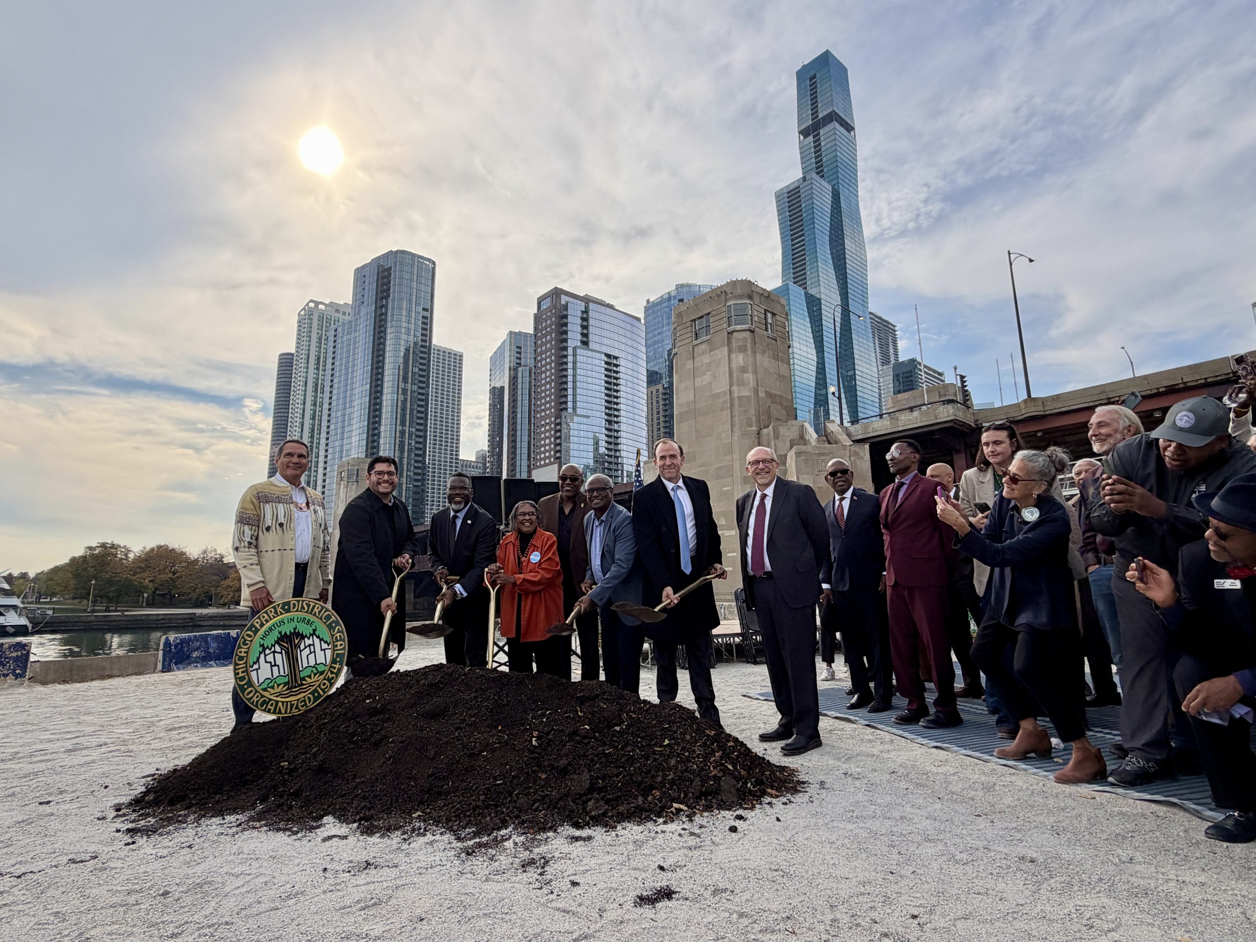 Work Finally Begins On DuSable Park, Nearly 40 Years After Land Was Set Aside For It