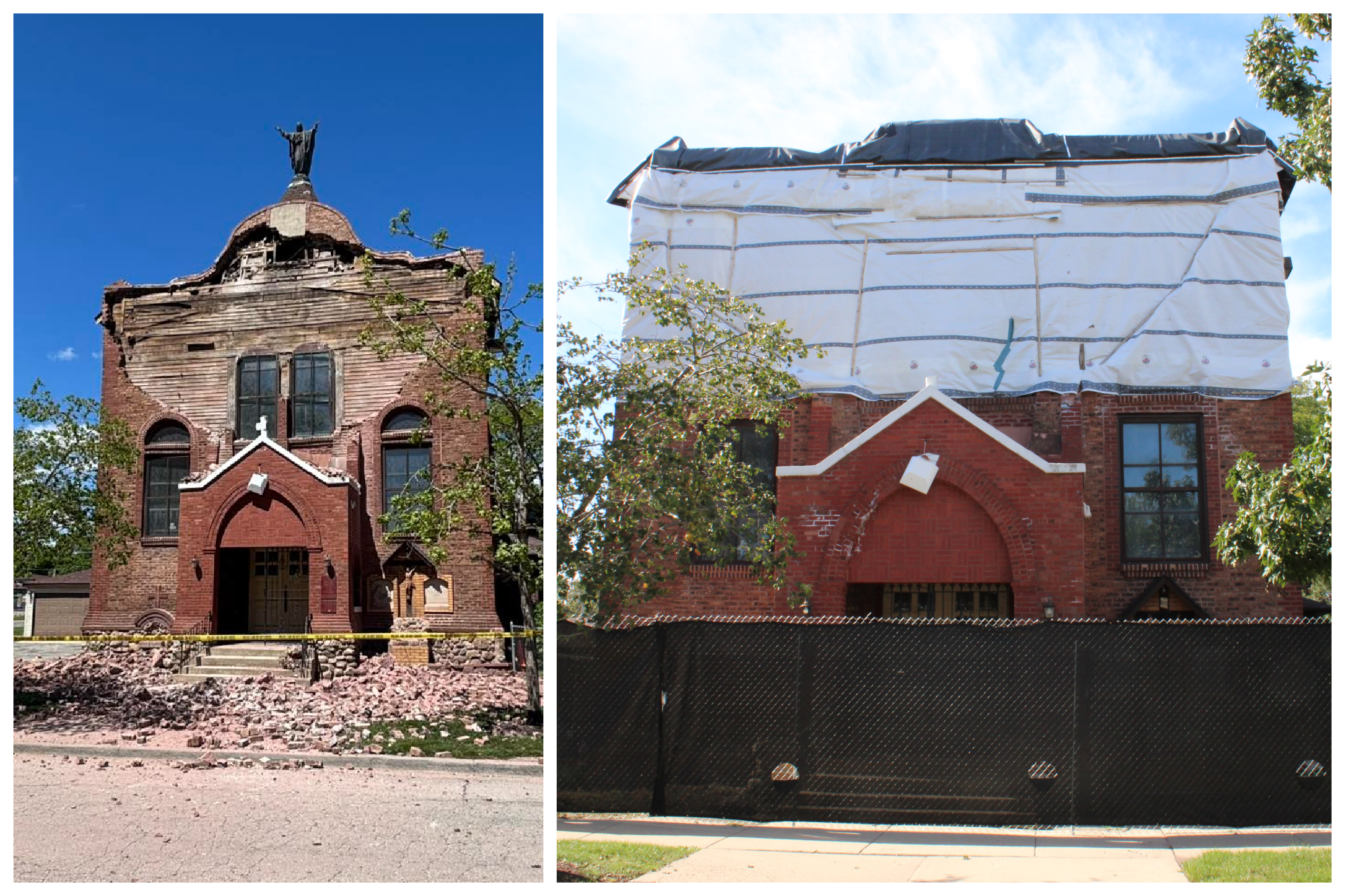 Historic Morgan Park Church Faces $1.5 Million Renovation Bill After Facade Collapsed During Mass